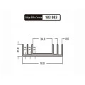 Dissipador de Calor 183003/37.5 - Eletro Service