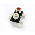 Jack RCA Duplo PCI 90º para fixação 1.5.152