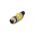 Conector Canon Fêmea 3 Vias - Diversas Cores