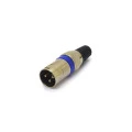 Conector Canon Macho 3 Vias - Diversas Cores