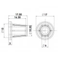 Knob Estriado - Diversas Cores - KP-200E - Scott