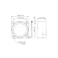 Microventilador AD0212MB-G50 12V 25x25x10mm Rolamento - Berflo