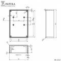 Caixa Plástica PB-112/2 - Patola - Caixa 16