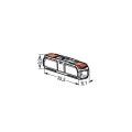 Conector Wago Borne Emenda Para 1 Fio - 221-2411 - Wago