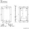 Caixa Plástica  PB-119/2TE - Patola