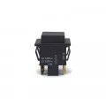 Chave Push-Button Bipolar com Trava Normalmente Aberta Cor Preta 2A/250Vac e 4A/120Vac 27.223 Liga/Desliga M1FT2FE3S - Margirius