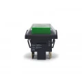 Chave Push-Button Bipolar sem Trava com Proteção cor Verde 15A/250Vac e 20A/120Vac 27.227 (Liga)/Desliga M2FT2DE3G - Margirius