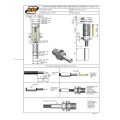 Conector SMA Fêmea Reto Painel Crimpagem RG-174 com Rosca e Porca - 3009 - Gav 37 - KLC