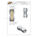 Adaptador SMA Macho X Macho Reto - 3013 - Gav 57 - KLC