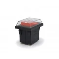 Chave Gangorra / Tecla Bipolar com Trava e com Proteção cor Vermelha 15A/250V 30.223 Liga/Desliga M2FT2EE3G - Margirius