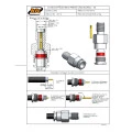 Conector SMA Fêmea Reto Prensa Cabo RG 58 - 3043 - Gav 29 - KLC