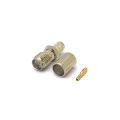 Conector SMA Fêmea Reto Cabo Crimpagem RG 58 - 3054 - Gav 31 - KLC