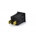 Chave Push-Button Unipolar com Trava Cor Preta Quadrada 1A/250V 31.123 M1FT2FE3S - Margirius