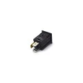 Chave Push-Button Unipolar sem Trava com Led Cor Vermelha Quadrada 1A/250V (Liga)/Desliga 31.127 M1FT2FE3S - Margirius