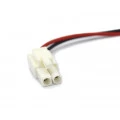 Conector para Bateria 2 vias Fêmea com Cabo de 15cm, suporta Corrente de 20A - ELP-2P - 31271