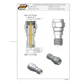 Adaptador SMA Reto Macho X Fêmea (Pino Macho) - 3152 - Gav 102 - KLC