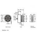 Buzzer para Painel 30mm Contínuo - S-5/18V-O-C - Sonalarme