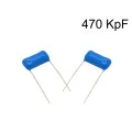 Capacitor Poliéster Film 470KpF ( 0.47uF / 470nF / 474 ) Série B32591 - Epcos - 100V a 400V