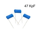 Capacitor Poliéster Film 47KpF ( 0.047uF / 47nF / 473 ) Série B32591 - Epcos - 100V a 630V