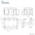 Caixa Plástica PB-112 - Patola - Caixa 34