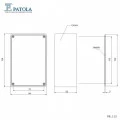 Caixa Plástica PB-112 - Patola - Caixa 34