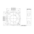 Microventilador MC35100V2-0000-A99 5V 35x35x10mm Rolamento - Sunon