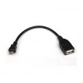 Cabo OTG USB-AF x USB Micro 5P 2.0 15cm - 3.1.307