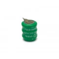Bateria Recarregável 3.6V 60mAh NiCd 2 Terminais