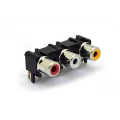 Jack com 3 RCA para PCI - JL15019 - Jiali