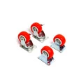 Roda Boba com 2 Giratórias com Freio e 2 Fixas - ID-4325 - Idea