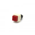 Chave Push-Button com 2 Terminais e com Trava Normalmente Aberto Desliga/Liga 1A/250V - PT/VD/VM - DS-460