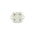 Soquete para Válvula de 4 Pinos Cerâmico (Solda Fio) - 4PIN