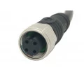 Conector M12 Fêmea 4 Vias com Rabicho - MA12FAHD04ST03CB25