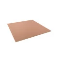 Placa de Fenolite Face Simples com Espessura de 1.5mm - 15x15cm