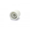 Knob Rotativo Liso CT sem Parafuso - Branco/Preto - 5213