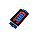 Voltímetro Indicador de Carga de Bateria 18650 3S 12,6V Led Azul - 53-399 - GC-270