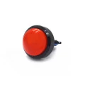Chave Push-Button Oval sem Trava e com Led Utilizada em Arcade Fliperama - Diversas Cores