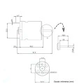 Micro Motor DC 12V 12.500 RPM AK360 / 53PL12S12500S