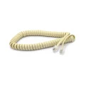 Cabo de Telefone em Espiral com 2 Metros Bege 4P4C - 5.63.26