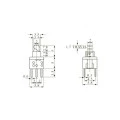 Chave Push Button 5.8x5.8mm sem Trava