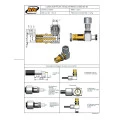 Conector IEC 169-13 Tipo 1.6/5.6 Fêmea Angular Cabo Painel Prensa Cabo RG-58 - 60058 - Gav 116 - KLC