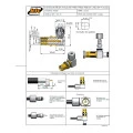 Conector IEC 169-13 Tipo 1.6/5.6 Fêmea Angular Cabo para Painel Prensa Cabo 0.4/2.5 - 60425 - Gav 76 - KLC