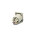 Conector Speakon Fêmea 3 Polos para Painel cor Cinza 20A/250Vac - 64.1.594