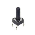 Chave Táctil 6x6x12mm 4 Terminais 180º