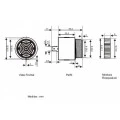 Buzzer para Painel 30mm Contínuo - SI-220VCA-O-C - Sonalarme