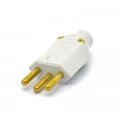 Plug Tomada 2P+T 20A/250V Cinza - 8317300 - FAME
