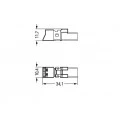 Conector Winsta Macho 2 Pólos - 890-232 - Wago