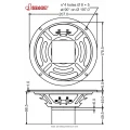 Falante Jensen C8R 8 Ohms 25W 8 Polegadas - ZJ04020