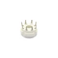 Soquete para Válvula de 8 Pinos (Octal) Cerâmico (Solda em Placa - PCI) - 8PINPC