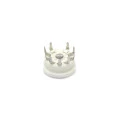 Soquete para Válvula de 9 Pinos (Noval) Cerâmico (Solda em placa - PCI) - 9PINPC